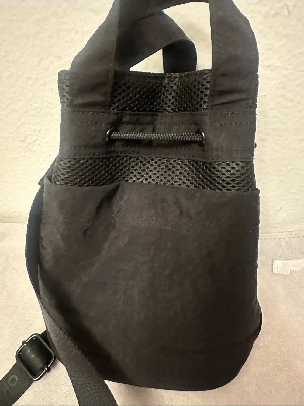 ALO Yoga Black Drawstring Bag